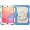 thumbnail image 1 of Allytechgroup Screen Protector Case for Apple iPad 6th 5th Generation 9.7" 2018/2017, Heavy Duty Protective Build-in Pencil Holder Handle Stand Rugged Bumper Case Kids Friendly,Blue, 1 of 10