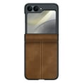 thumbnail image 1 of Allytechgroup Screen Protector Case for Motorola Razr 2025, Premium Retro PU Leather Slim Fit Shell Back Cover Anti-Scratch Protective Shockproof Phone Case for Motorola Razr 2025,Brown, 1 of 7