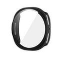 thumbnail image 1 of Allytechgroup Screen Protector Case for Samsung Galaxy Watch 8 44mm, Tempered Glass Screen Protector HD Clear Anti-Scratach Full Body Protective Case Cover for Galaxy Watch 8 44mm,Black, 1 of 6