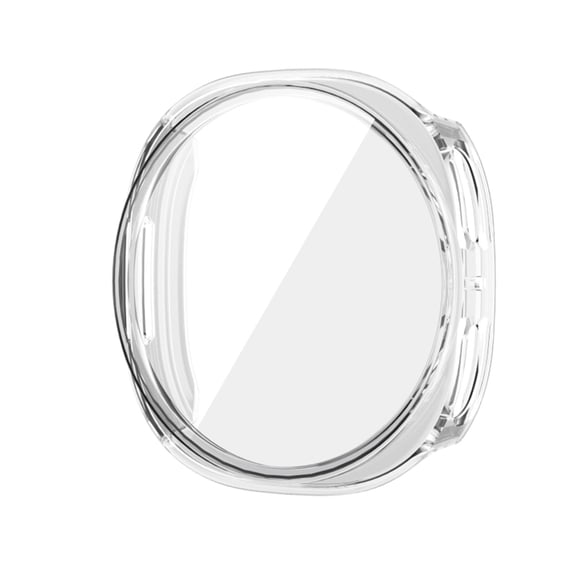 Allytechgroup Screen Protector Case for Samsung Galaxy Watch4 40mm, Tempered Glass Screen Protector HD Clear Anti-Scratach Full Body Protective Case Cover for Galaxy Watch 4 40mm,Clear