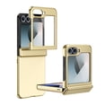 thumbnail image 1 of Allytechgroup Screen Protector Case for Samsung Galaxy Z Flip 6, Matte Slim Hinge Protection Anti-Scratch Full Body Shockproof Bumper Rugged Phone Case Cover for Galaxy Z Flip 6, Gold, 1 of 9