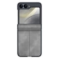 thumbnail image 1 of Allytechgroup Screen Protector Case for Samsung Galaxy Z Flip 7 FE/ Flip 6, Premium Retro PU Leather Slim Fit Shell Back Cover Anti-Scratch Protective Shockproof Phone Case for Galaxy Z Flip 7 FE/6, 1 of 7