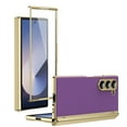thumbnail image 1 of Allytechgroup Screen Protector Case for Samsung Galaxy Z Fold 5, Matte Slim Hinge Protection Anti-Scratch Full Body Shockproof Bumper Rugged Phone Case Cover for Galaxy Z Fold 5, Purple, 1 of 9