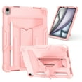 thumbnail image 1 of Allytechgroup Shockproof Case for Apple iPad Air 11 M3 M2 2025 2024, Slim Heavy Duty Hybrid Rugged Protective Cover with Built-in Stand Children Friendly Case for iPad Air 11 Inch, Rosegold, 1 of 5
