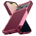 thumbnail image 1 of Allytechgroup Shockproof Case Designed for iPhone 17 Pro, Military Grade Drop Protection, Rugged PC + Soft TPU Full Body Protective [Anti-Fingerprint & Anti-Stain] Phone Cover Case, Rose, 1 of 7