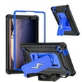 thumbnail image 1 of Allytechgroup Shockproof Case for Samsung Galaxy Tab A9 8.7 Inch SM-X110 X115, Hybrid TPU PC Bumper Rugged Back Cover with Shoulder Strap Kickstand Kids Friendly Tablet Cover Shell, Blackblue, 1 of 8