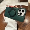 thumbnail image 1 of Allytechgroup Shockproof Case for iPhone 16 Plus, Built-in Ring Holder Kickstand Slim Lightweight Military Grade Drop Protection Rugged Heavy Duty Durable Cover Case for Women Men, Green, 1 of 7