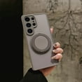 thumbnail image 1 of Allytechgroup Shockproof Magnetic Back Cover Case for Samsung Galaxy S24+ Plus with Kickstand,Compatible with Magsafe,Gray, 1 of 9