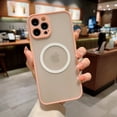 thumbnail image 1 of Allytechgroup Shockproof Magnetic Wireless Charging Support Slim Fit Back Cover Cell Phone Case for Apple iPhone 16, Pink, 1 of 6