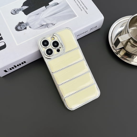 Allytechgroup Shockproof Protective Back Cover Cell Phone Case for Apple iPhone 12 Pro, Beige