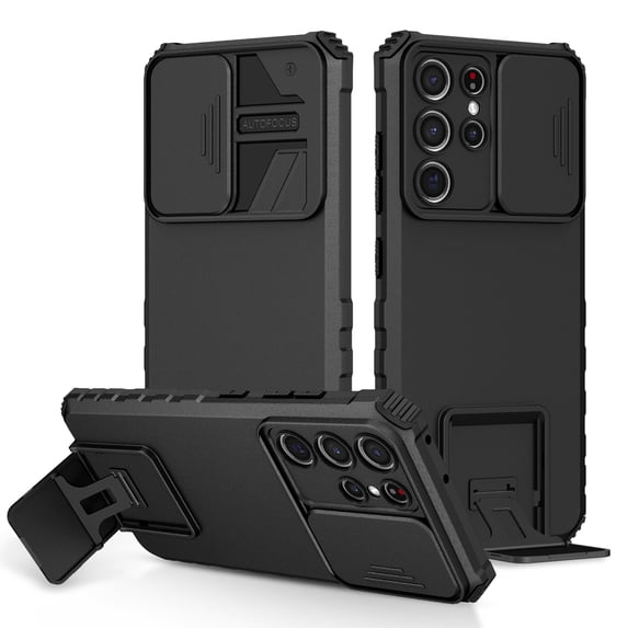 Allytechgroup Shockproof Samsung Galaxy A13 5G Case Cover, Slim Fit Bumper with Sliding Camera Lens Protector Anti-Scratch Lightweight Slim Case for Galaxy A13 5G, Black