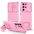 thumbnail image 1 of Allytechgroup Shockproof Samsung Galaxy S24 FE Case Cover, Slim Fit Bumper with Sliding Camera Lens Protector Anti-Scratch Lightweight Slim Case for Galaxy S24 FE, Pink, 1 of 12
