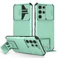 thumbnail image 1 of Allytechgroup Shockproof Samsung Galaxy S24 Plus Case Cover, Slim Fit Bumper with Sliding Camera Lens Protector Anti-Scratch Lightweight Slim Case for Galaxy S24 Plus, Lightblue, 1 of 12