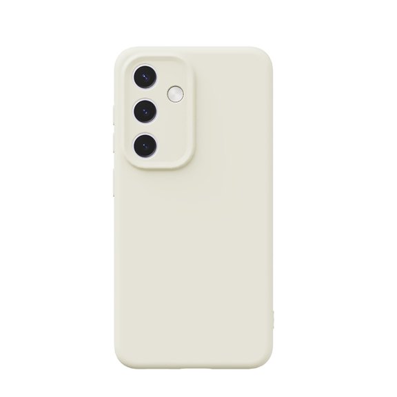 Allytechgroup Silicone Case for Samsung Galaxy A16 5G 6.7", Slim Fit Soft TPU Heavy Duty Shockproof Anti-Scratch Bumper Hybrid Phone Case Cover for Women Men, White