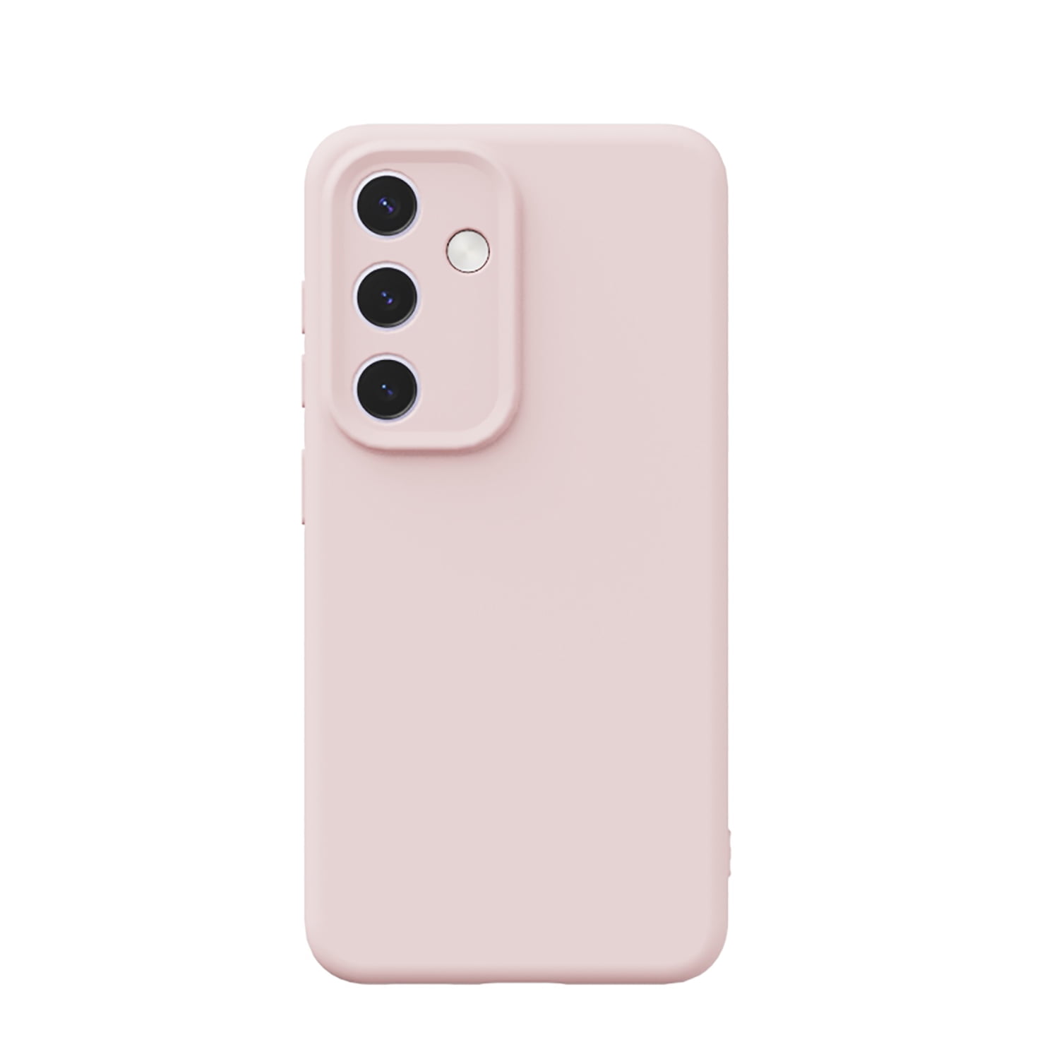 Allytechgroup Silicone Case for Samsung Galaxy S22, Slim Fit Heavy Duty Shockproof Anti-Scratch Bumper Hybrid Phone Case Cover for Women Men, Pink