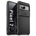 thumbnail image 1 of Allytechgroup Sliding Camera Lens Protector Heavy Duty Shockproof Anti-Scratch Slim Fit Matte Back Cover Cell Phone Case for Google Pixel 9 Pro XL, Black, 1 of 9