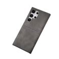 thumbnail image 1 of Allytechgroup Slim Card Slot Shockproof Leather Back Cover Cell Phone Case for Samsung Galaxy S23 Ultra, Gray, 1 of 6