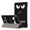 thumbnail image 1 of Allytechgroup Slim Case for Apple iPad 10th Generation 10.9 Inch 2022, Trifold Stand Smart Cover Auto Sleep Wake Protection Support Touch ID Tablet Case for Apple iPad 10 10.9", Don't Touch, 1 of 10