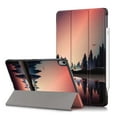 thumbnail image 1 of Allytechgroup Slim Case for Apple iPad 10th Generation 10.9 Inch 2022, Trifold Stand Smart Cover Auto Sleep Wake Protection Support Touch ID Tablet Case for Apple iPad 10 10.9", Sunset, 1 of 10
