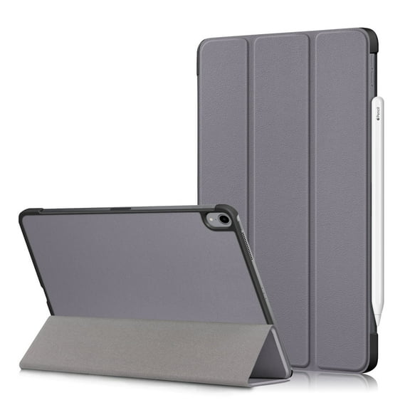 Allytechgroup Slim Case for Apple iPad 11th Generation 10.9 Inch 2025, Trifold Stand Smart Cover Auto Sleep Wake Protection Support Touch ID Tablet Case for Apple iPad 11 10.9", Gray