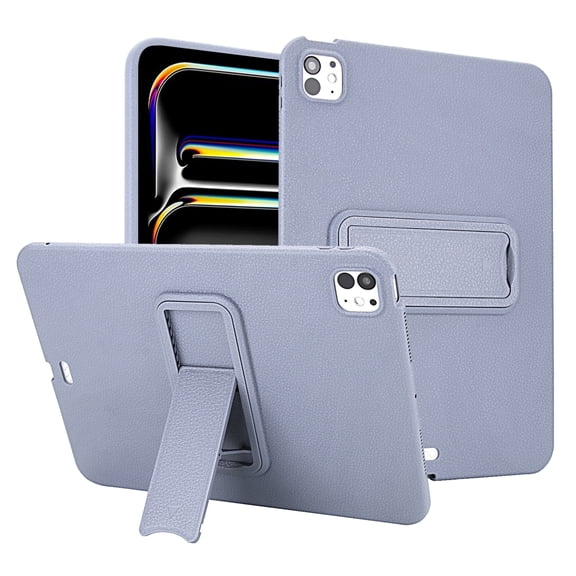 Allytechgroup Slim Case for Apple iPad Pro 11" 4th 3rd 2nd 1st Gen 2022/2021/2020/2018, Build in Kickstand Shockproof Anti-Scratch Lightweight PC+TPU Back Cover, Lavender