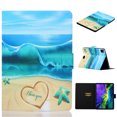 thumbnail image 1 of Allytechgroup Slim Case for Apple iPad Pro 11 Inch M4 2024, Flip Folio Cover Auto Sleep Wake Multi Angle Viewing Stand Bumper Shockproof Stylish Tablet Case for iPad Pro 11" 2024, Blue Sea, 1 of 8