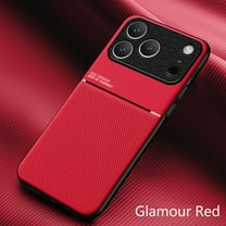 Allytechgroup Slim Case for Apple iPhone 17 Pro, Rugged Protective PC Back Cover Shell Anti-Scratch Non-Slip Shock-Resistant Lightweight Bumper Minimalist Phone Case for Women Men,Red