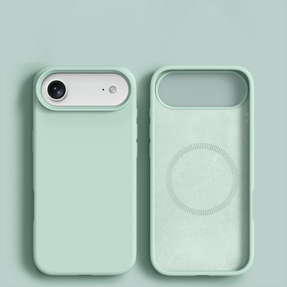 Allytechgroup Slim Case for Apple iPhone Air 6.5", Compatible with Magsafe Soft TPU Protective Skin-Friendly Shockproof Wiress Charging Support Stylish Shell Cover for Women Men, Green