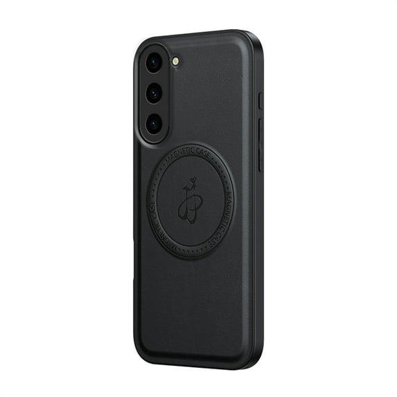 Allytechgroup Slim Case Compatible with Samsung Galaxy A16 5G, Compatible with MagSafe Soft TPU Hard PC Metal Phone Shell Military Grade Drop Protection Bumper for Women Men, Black