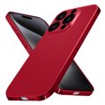thumbnail image 1 of Allytechgroup Slim Case Compatible with iPhone 16 Pro, Hard PC Rugged Heavy Duty Durable Cover Case Shockproof and Anti-Scratch Back Cover for Apple iPhone 16 Pro, Red, 1 of 5