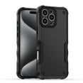 thumbnail image 1 of Allytechgroup Slim Case Compatible with iPhone 16 Pro Max, Hard PC Soft TPU Rugged Heavy Duty Durable Cover Case Shockproof Protective Back Cover for iPhone 16 Pro Max, Black, 1 of 4