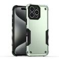 thumbnail image 1 of Allytechgroup Slim Case Compatible with iPhone 16 Pro Max, Hard PC Soft TPU Rugged Heavy Duty Durable Cover Case Shockproof Protective Back Cover for iPhone 16 Pro Max, Green, 1 of 4