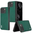 thumbnail image 1 of Allytechgroup Slim Case for Google Pixel 9 Pro Fold, Premium Leather PC Back Cover Shockproof Drop Proof Anti-Scratch Phone Case Cover for Google Pixel 9 Pro Fold, Green, 1 of 6