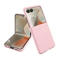 thumbnail image 1 of Allytechgroup Slim Case for Motorola Razr+ 2024 with Screen Protection, Hard PC Anti-Fingerprint Water Proof Anti-Scratch Shockproof Full Body Cover Protective for Motorola Razr 50ultra, Pink, 1 of 7