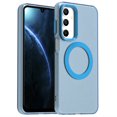 thumbnail image 1 of Allytechgroup Slim Case for Samsung Galaxy A16 5G, Samsung A16 5G Case, Hybrid Shockproof Matte Back Translucent Design Compatible with MagSafe Phone Case for Samsung Galaxy A16 5G, Blue, 1 of 7