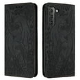 thumbnail image 1 of Allytechgroup Slim Case for Samsung Galaxy S21, Flip Folio Stand Cards Slots Hand Wrist Elephant Embossed Retro PU Leather Wallet Phone Case  Cover for Samsung Galaxy S21, Black, 1 of 7