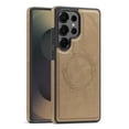 thumbnail image 1 of Allytechgroup Slim Case for Samsung Galaxy S22 Ultra, PU Leather Support Wireless Charging Shockproof Magentic Protective Rugged Heavy Duty Durable Cover Case for Samsung Galaxy S22 Ultra, Desertgold, 1 of 6