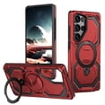 thumbnail image 1 of Allytechgroup Slim Case for Samsung Galaxy S24 FE with Stand, Compatible with Magsafe Built-in  Kickstand Rugged Heavy Duty Durable Cover Case Shockproof Magnetic Protective for Women Men, Red, 1 of 7
