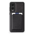 thumbnail image 1 of Allytechgroup Slim Case for Samsung Galaxy S25 Edge, 2 In 1 Wallet Case with Detachable Cards Holder Support Wireless Charging Shockproof Magnetic Protective Back Cover for Women Men, Black, 1 of 8