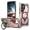 thumbnail image 1 of Allytechgroup Slim Case for Samsung Galaxy S25+ with Stand, Compatible with Magsafe Built-in  Kickstand Rugged Heavy Duty Durable Cover Case Shockproof Magnetic Protective for Women Men, Rosegold, 1 of 7