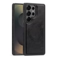 thumbnail image 1 of Allytechgroup Slim Case for Samsung Galaxy S25 Ultra, PU Leather Support Wireless Charging Shockproof Magentic Protective Rugged Heavy Duty Durable Cover Case for Samsung Galaxy S25 Ultra, Black, 1 of 6