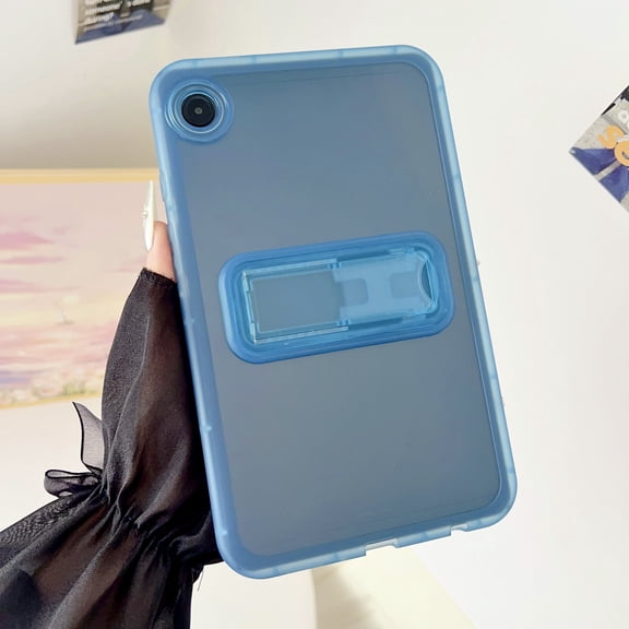 Allytechgroup Slim Case for Samsung Galaxy Tab A11 / Tab A9 8.7-Inch 2025/2023, Built-in Kickstand Non-Slip Shockproof Rugged Protective Bumper for Samsung Galaxy Tab A11/ A9, Blue