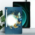 thumbnail image 1 of Allytechgroup Slim Case for Samsung Galaxy Tab S10 FE / Galaxy Tab S9 FE 10.9", TPU Back Cover Stylish Pattern Protective Shock Resistant Lightweight Case for Galaxy Tab S10 FE/ S9 FE,Butterfly, 1 of 3