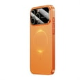 thumbnail image 1 of Allytechgroup Slim Case for iPhone 12 Pro Max, Support Wireless Charging Hard PC Rugged Heavy Duty Durable Cover Case Shockproof and Anti-Scratch Protective Back Cover for iPhone 12 Pro Max, Orange, 1 of 7