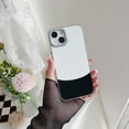 thumbnail image 1 of Allytechgroup Slim Case for iPhone 15 Plus, Hard PC Electroplated Bumper Frame Fashion Colorful Cover for Women Girls, Shockproof Non-Slip Phone Case for iPhone 15 Plus 6.7 Inch - Black+White, 1 of 9