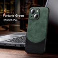 thumbnail image 1 of Allytechgroup Slim Case for iPhone 15 Plus, Strong Magnetic [Compatible with MagSafe] Business Case, Luxury PU Leather Screen Lens Protection Shockproof Cover Case for iPhone 15 Plus, Green, 1 of 10