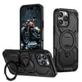 thumbnail image 1 of Allytechgroup Slim Case for iPhone 16 Plus with Stand, Compatible with Magsafe Built-in  Kickstand Rugged Heavy Duty Durable Cover Case Shockproof Magnetic Protective for Women Men, Black, 1 of 7