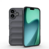 Allytechgroup Slim Case for iPhone 17, Soft TPU Lightweight Protective Rugged Support Wireless Charging Non-Slip Shockproof Magnetic Back Cover Bumper for iPhone 17, Darkgray