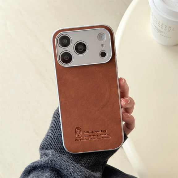 Allytechgroup Slim Case for iPhone Air, Support Wireless Charging Anti-Fingerprint Heat Dissipation Non-Slip Shockproof Protective Back Cover Bumper for iPhone Air, Brown