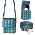 thumbnail image 1 of Allytechgroup Slim Faux Leather Crossbody Bag for Samsung Galaxy Z Flip 7 FE/ 6, Lightweight Shock-Absorbent Non-Slip Mini Purse with Magnetic Closure for Galaxy Z Flip 7 FE/ 6 Women Travel, Green, 1 of 7